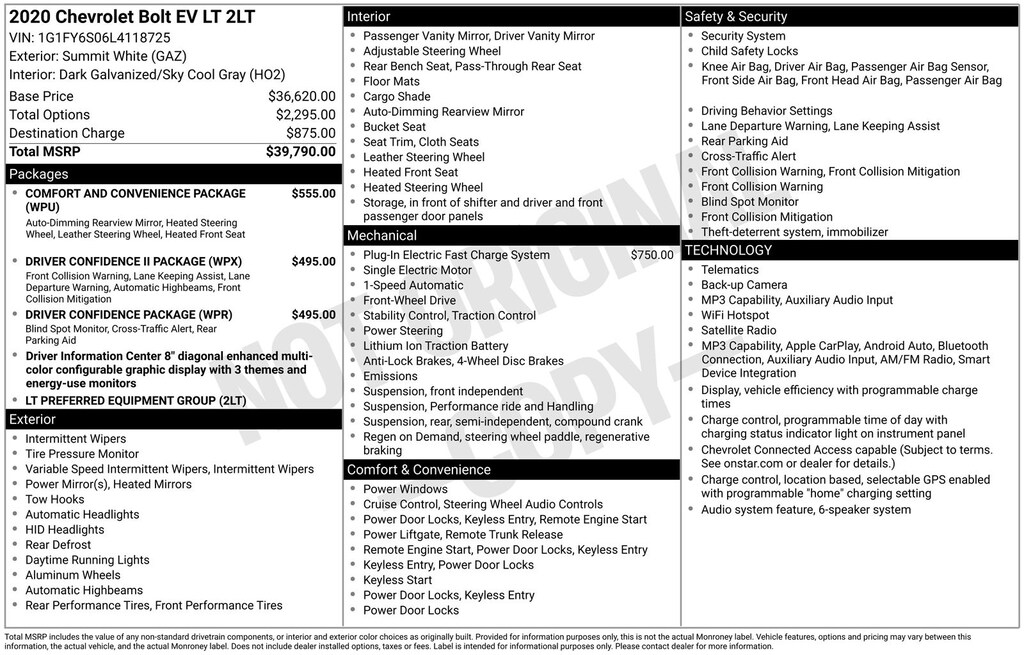 Used 2020 Chevrolet
