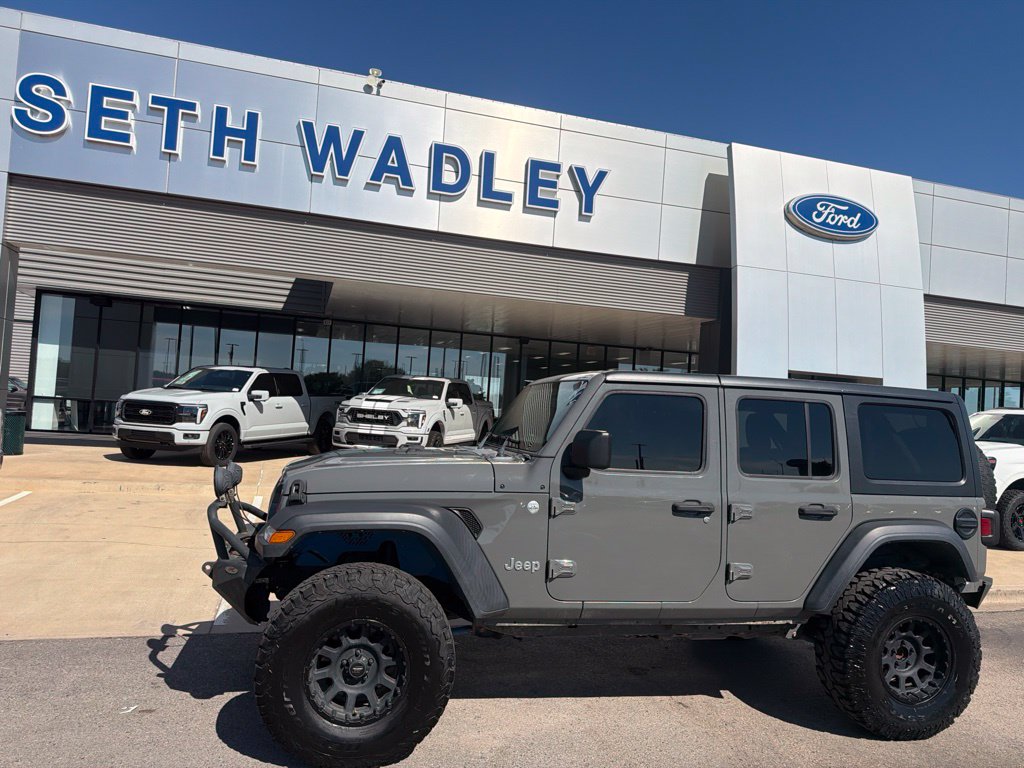 Used 2020 Jeep Wrangler Unlimited Sport S with VIN 1C4HJXDMXLW259781 for sale in Ada, OK