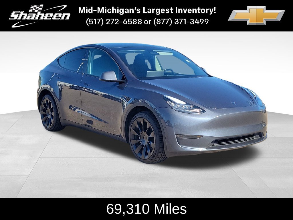 Used 2023 Tesla Model Y Long Range with VIN 7SAYGDEE5PA052472 for sale in Lansing, MI