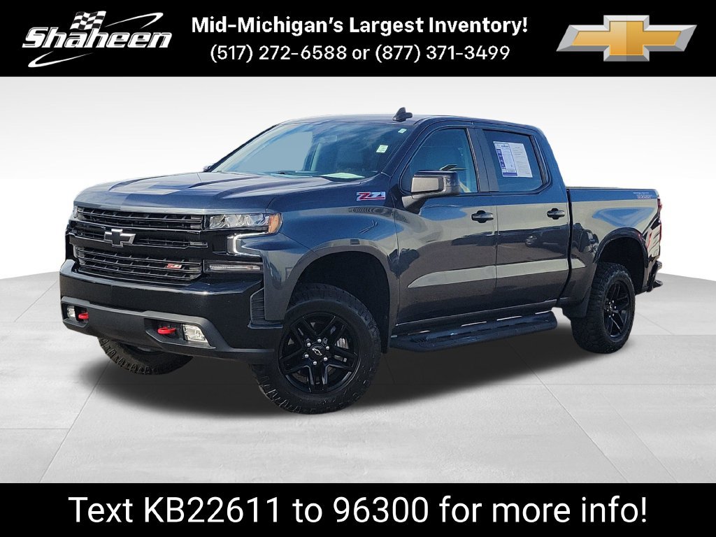 Used 2021 Chevrolet Silverado 1500 LT Trail Boss Truck Crew Cab