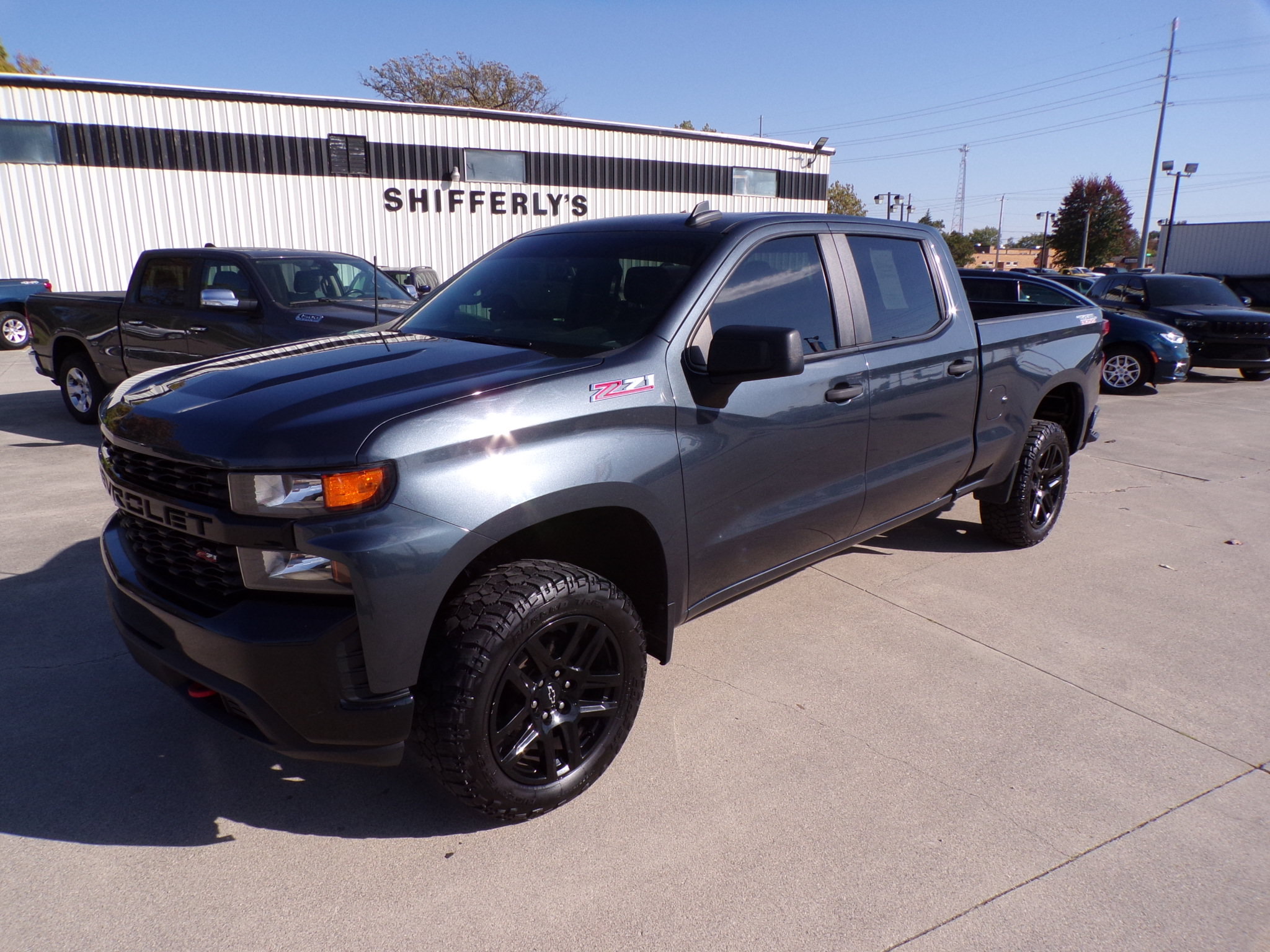 Used 2021 Chevrolet Silverado 1500 Custom Trail Boss Truck Crew Cab