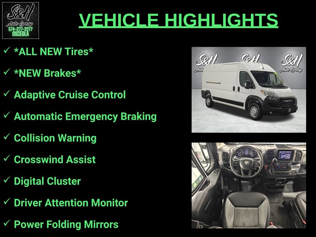 Used 2025 Ram Promaster 3500 High Roof Cargo Van