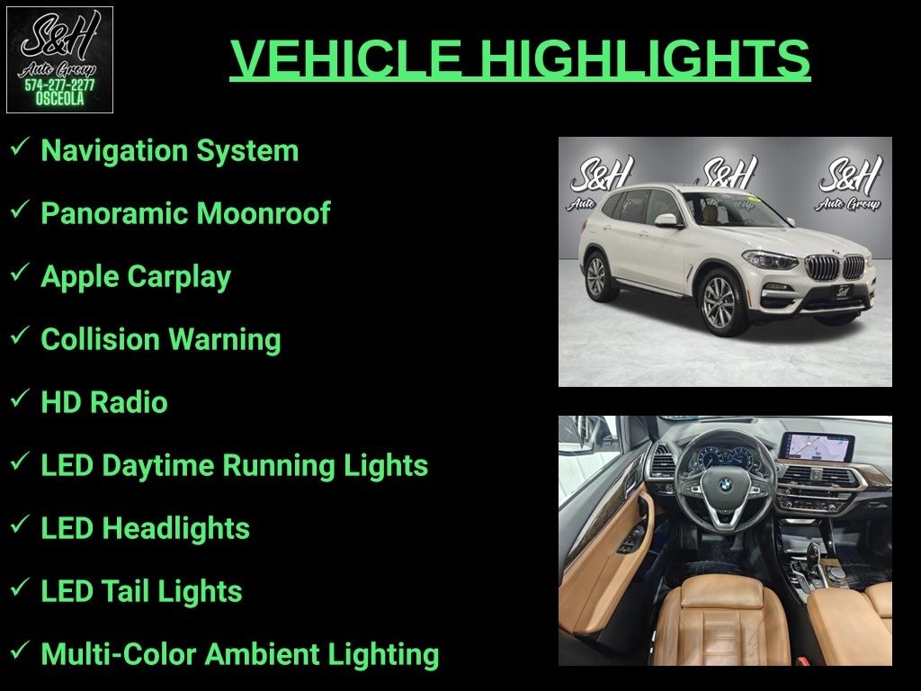 Used 2019 BMW X3 xDrive30i SUV