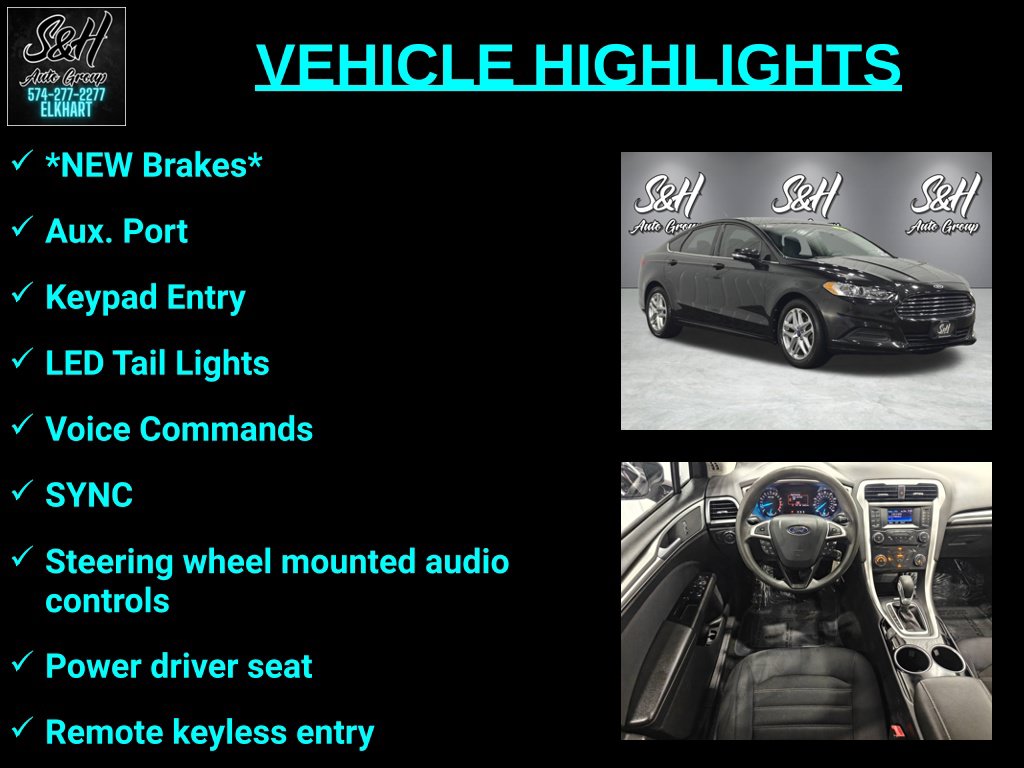 Used 2013 Ford Fusion SE Sedan