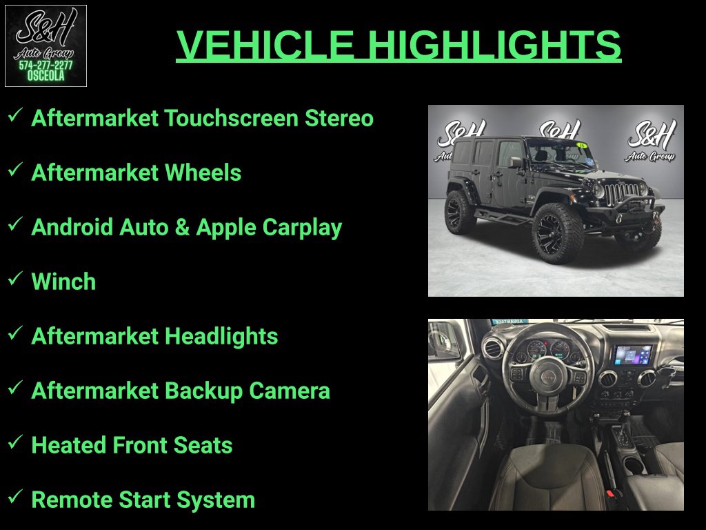 Used 2016 Jeep Wrangler Unlimited Sahara SUV