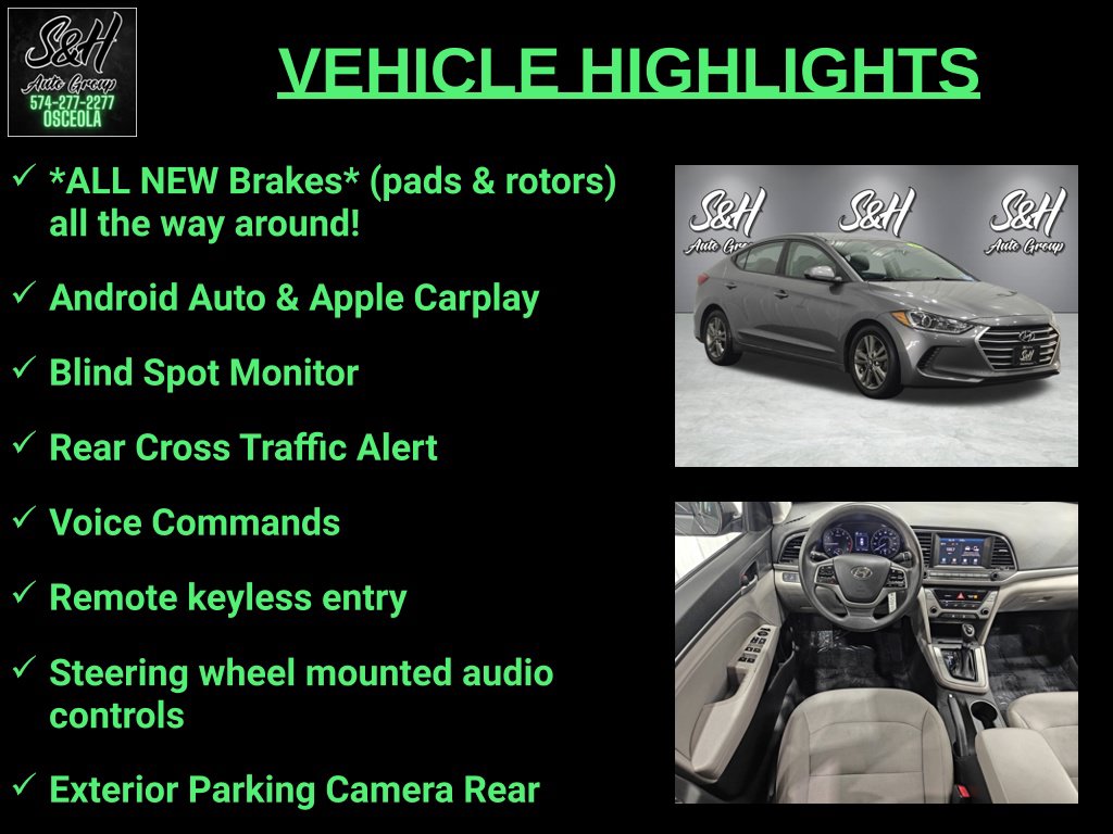 Used 2018 Hyundai Elantra SEL Sedan
