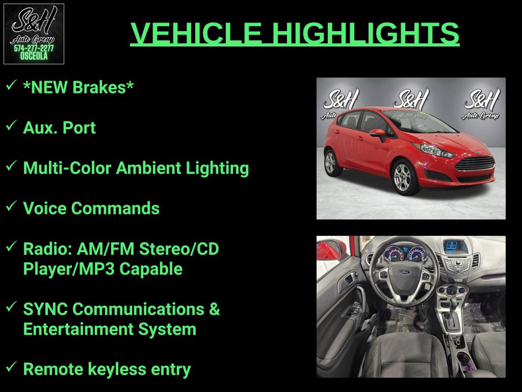 Used 2014 Ford Fiesta SE Hatchback