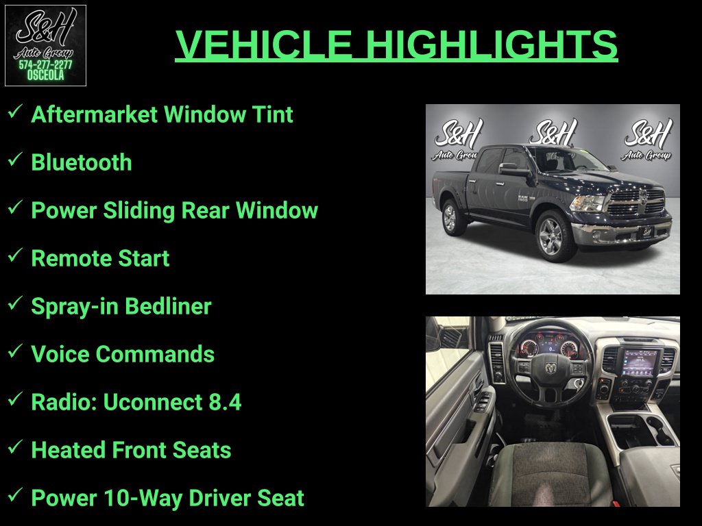 Used 2016 Ram 1500 Big Horn Truck