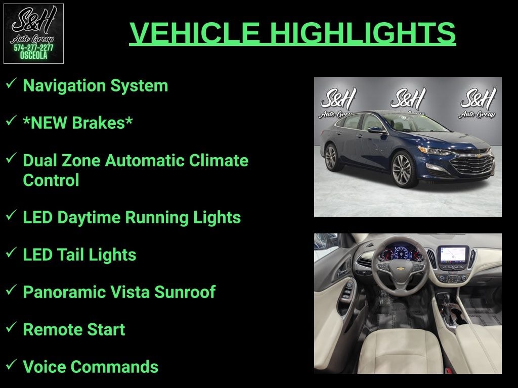 Used 2022 Chevrolet Malibu Premier Sedan