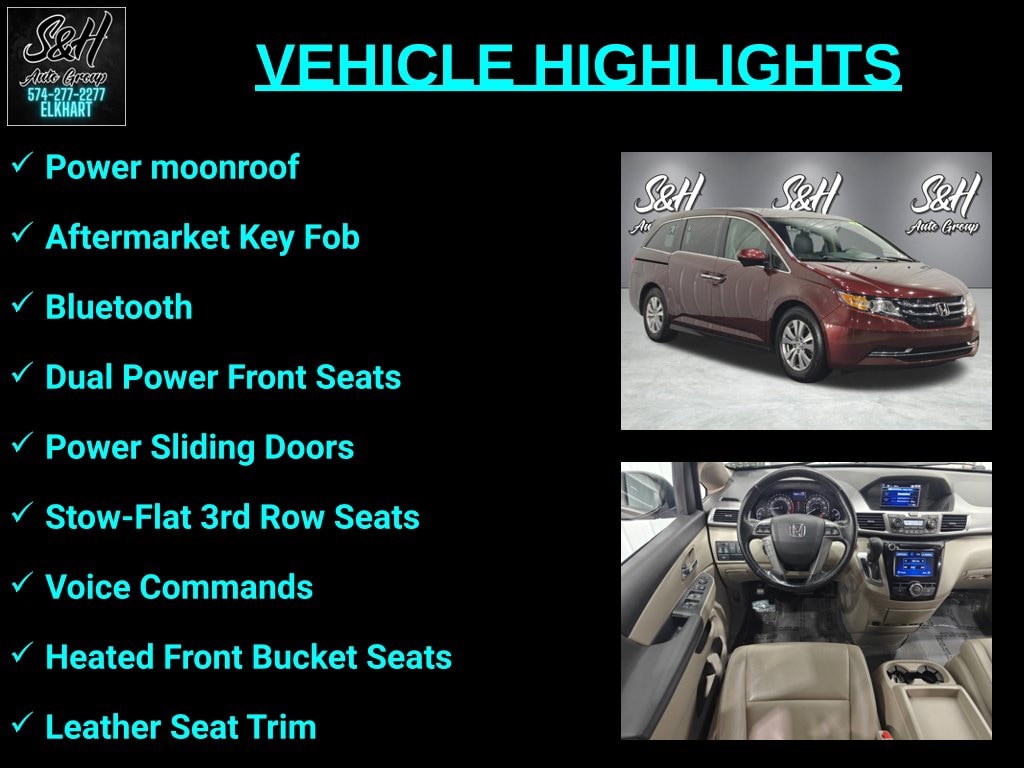 Used 2016 Honda Odyssey EX-L Minivan/Van
