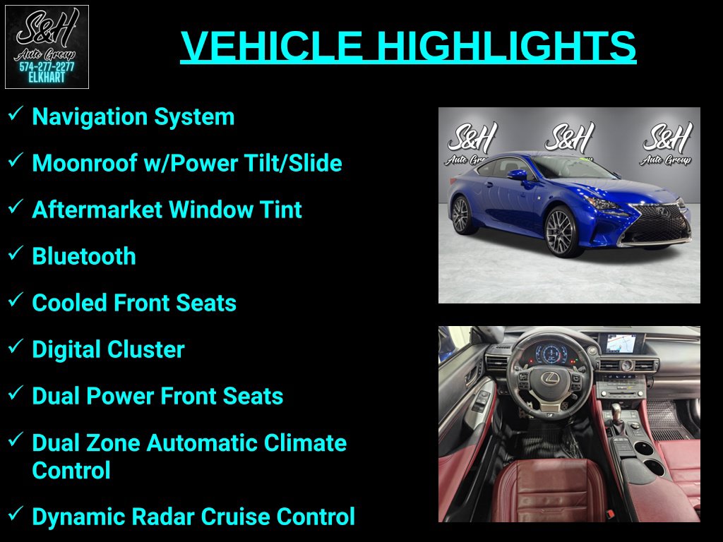 Used 2015 Lexus RC 350 Coupe