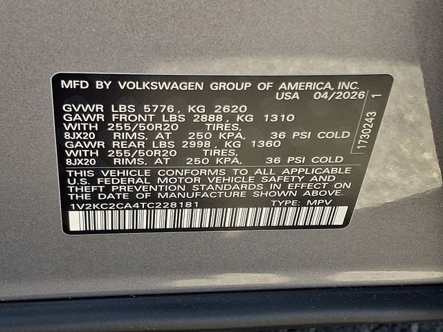 2026 Volkswagen Atlas Cross Sport SE w/Tech - Photo 11