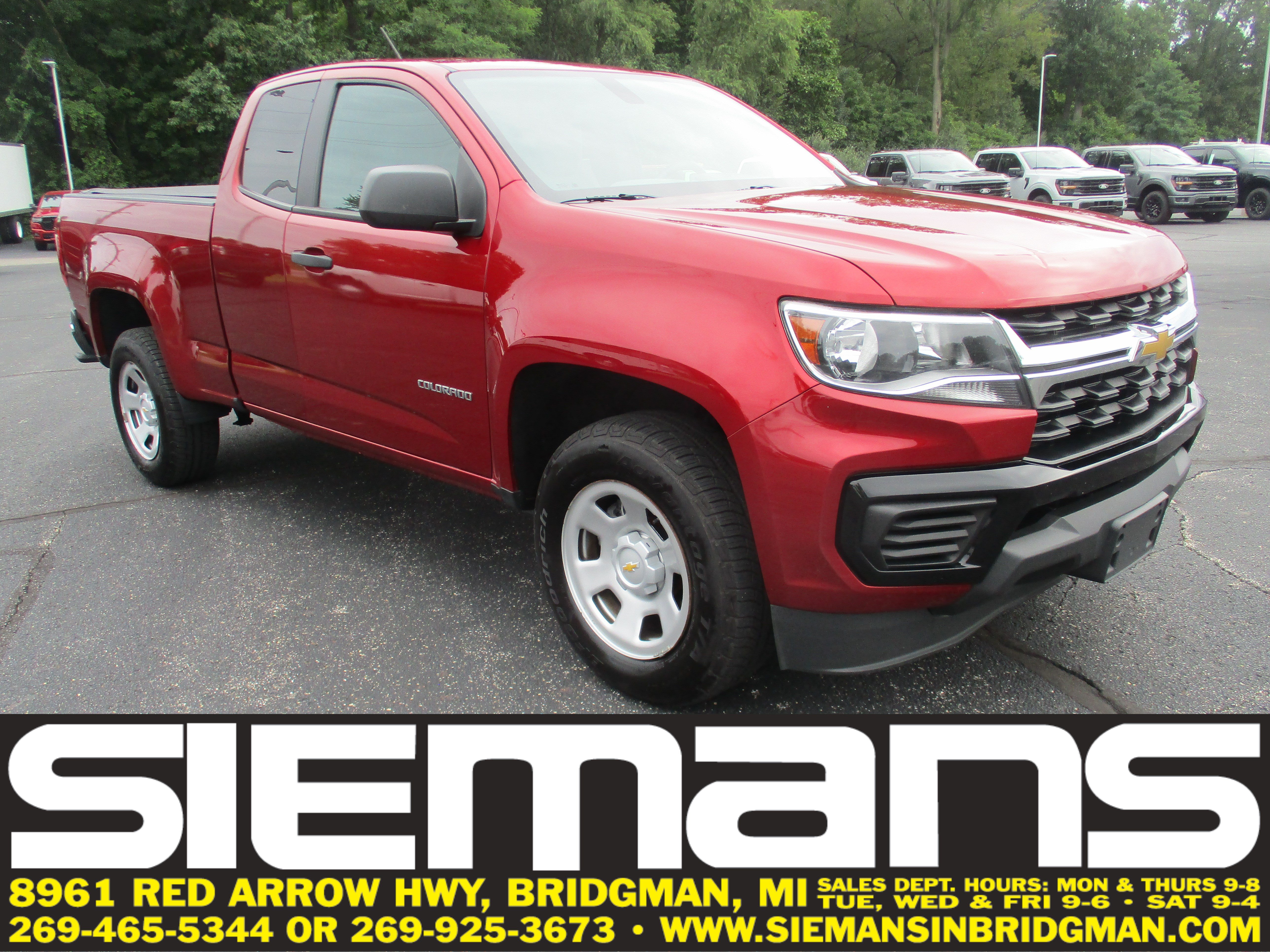 Used 2021 Chevrolet Colorado 2WD Work Truck Truck Extended Cab