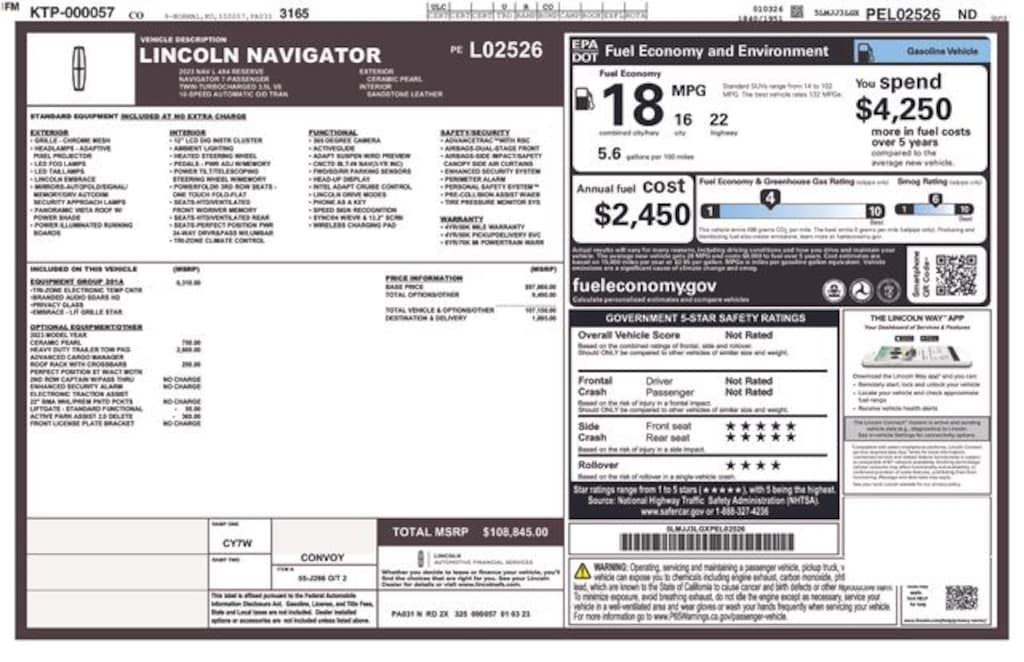 Certified 2023 Lincoln Navigator L Reserve SUV