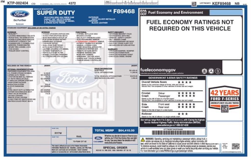 Used 2019 Ford F-250SD Lariat Truck