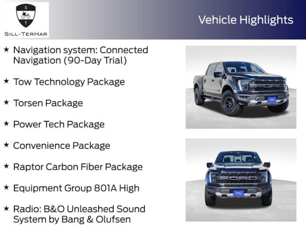 Certified 2021 Ford F-150 Raptor Truck
