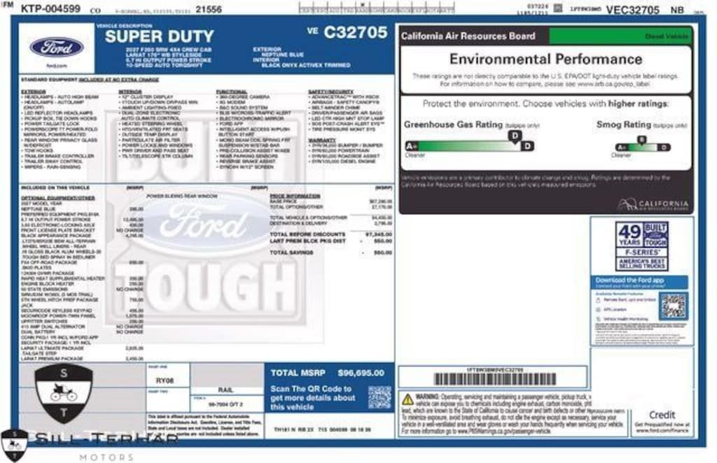 New 2027 Ford F-350SD Lariat Truck