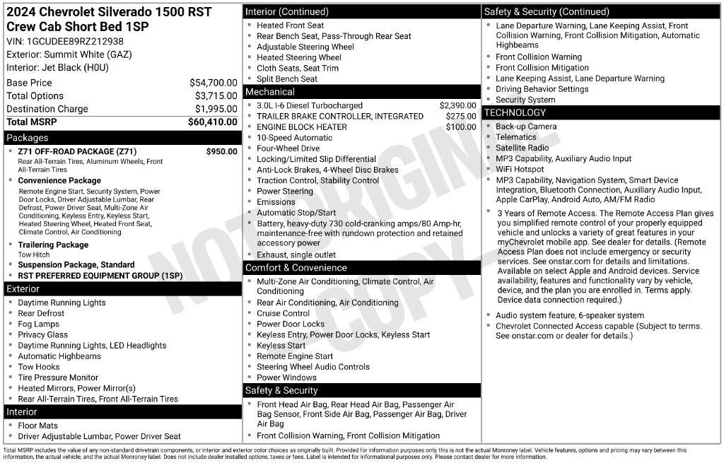 2024 Chevrolet Silverado 1500 RST - Photo 6