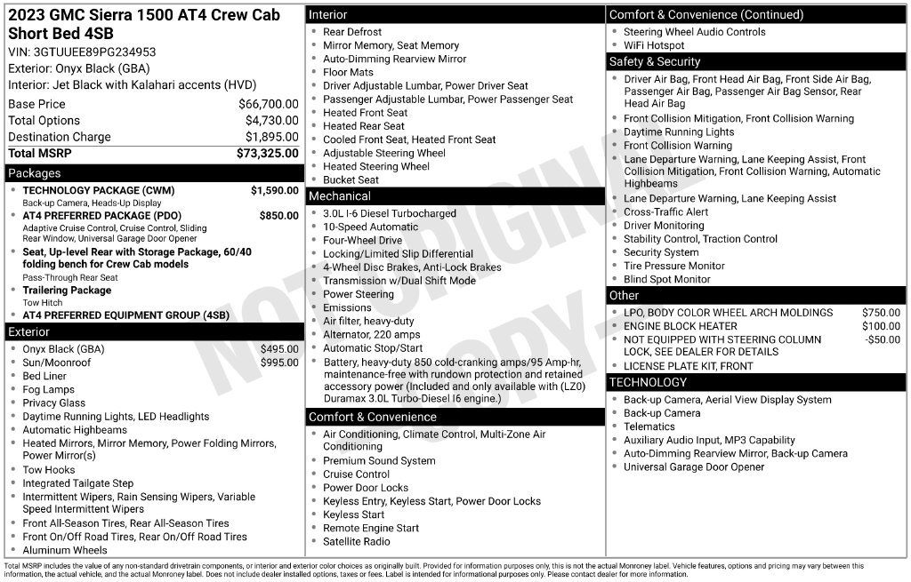 2023 GMC Sierra 1500 AT4 - Photo 6