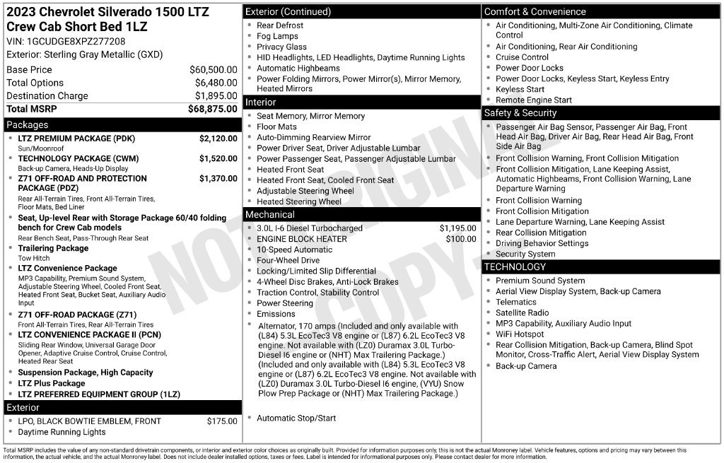 2023 Chevrolet Silverado 1500