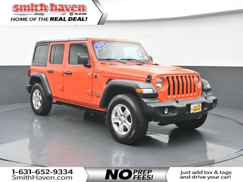 Used 2018 Jeep Wrangler Unlimited Sport S SUV