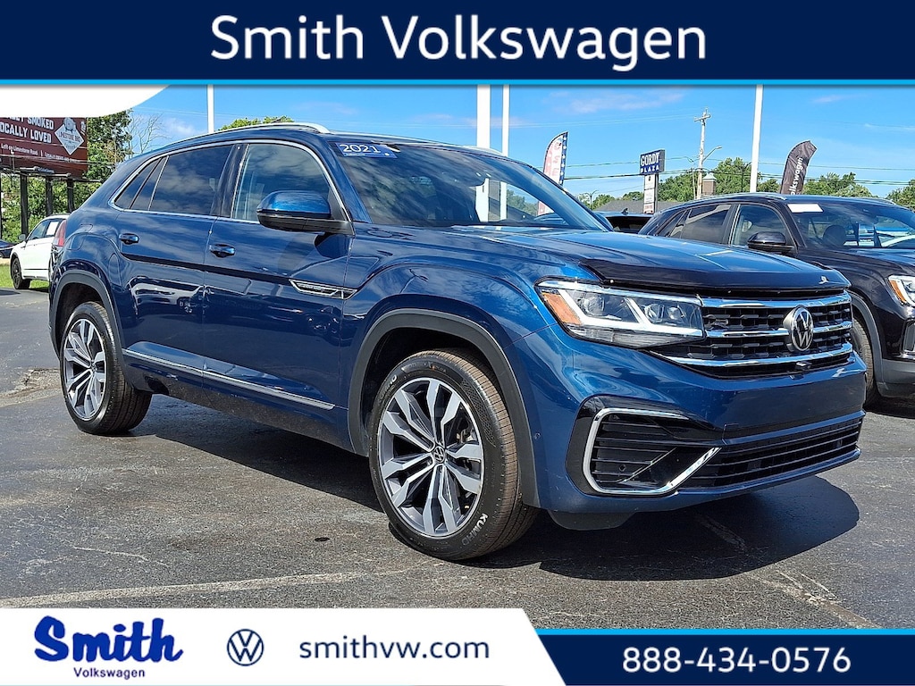 Certified 2021 Volkswagen Atlas Cross Sport 3.6L V6 SEL Premium R-Line 4MOTION SUV