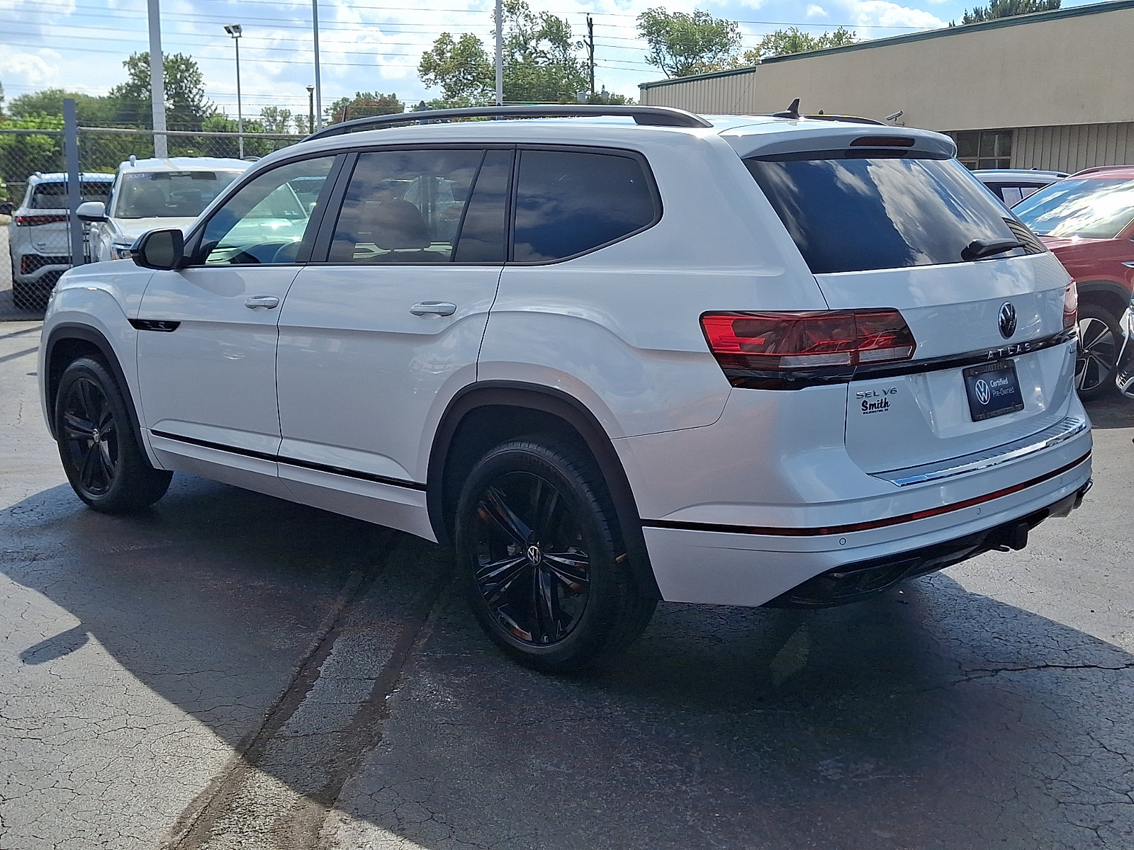 Certified 2023 Volkswagen Atlas 3.6L V6 SEL R-Line Black SUV