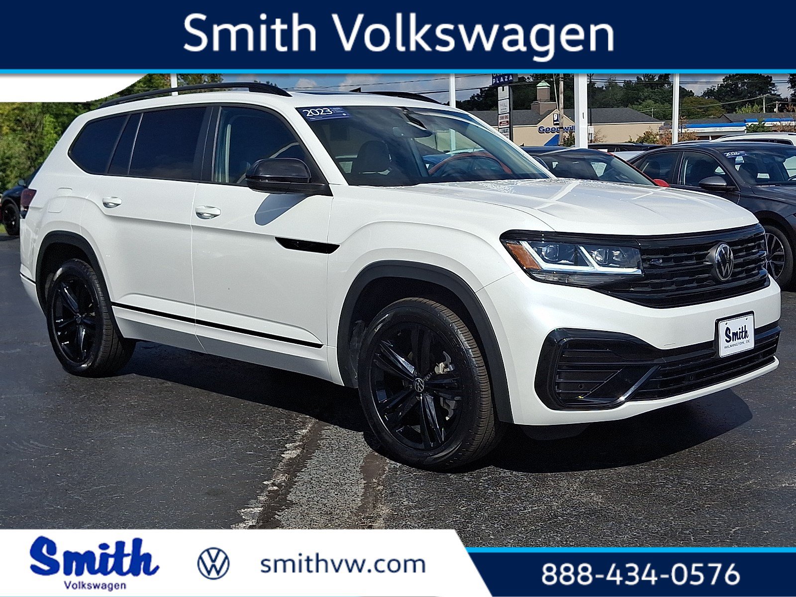 Certified 2023 Volkswagen Atlas 3.6L V6 SEL R-Line Black SUV