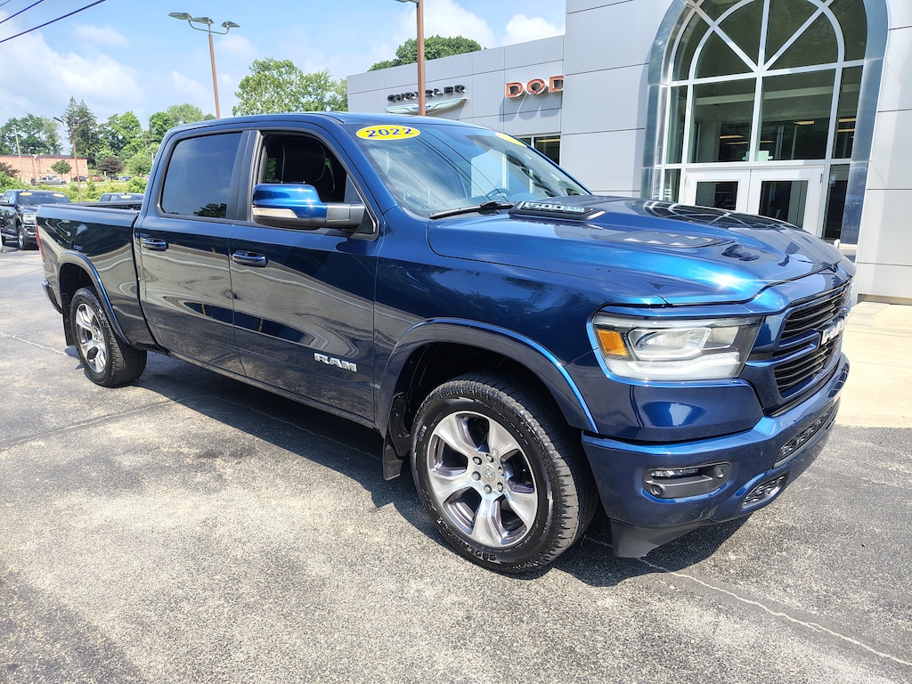 Certified 2022 Ram 1500 Laramie Laramie 4x4 Crew Cab 64 Box