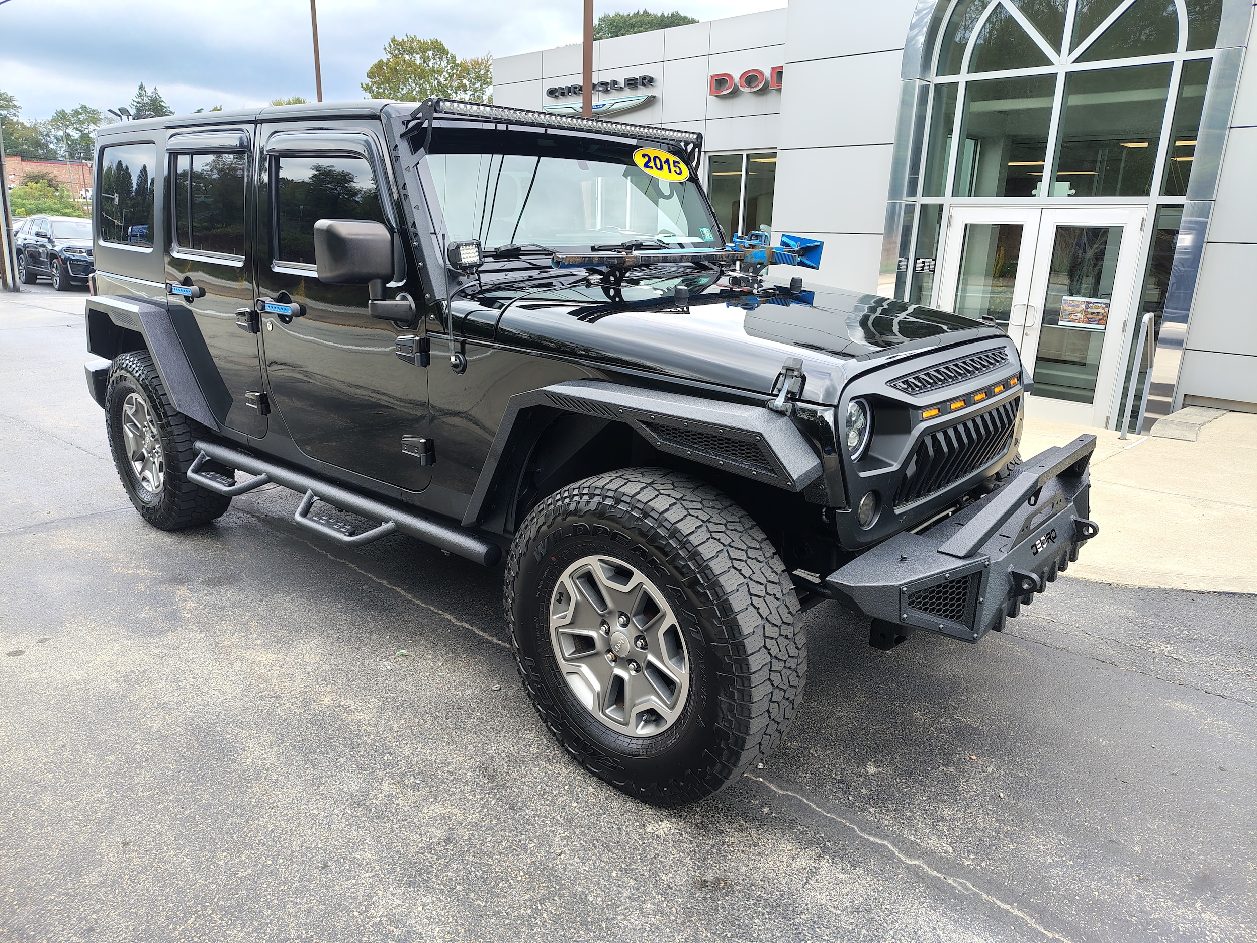 Used 2015 Jeep Wrangler Unlimited Sport with VIN 1C4BJWDG9FL500696 for sale in Carmichaels, PA