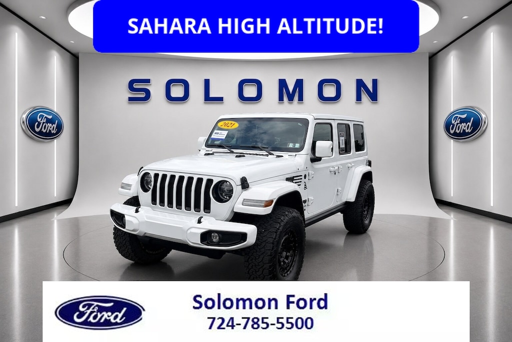 Certified 2021 Jeep Wrangler Unlimited Sahara High Altitude Unlimited Sahara High Altitude 4x4