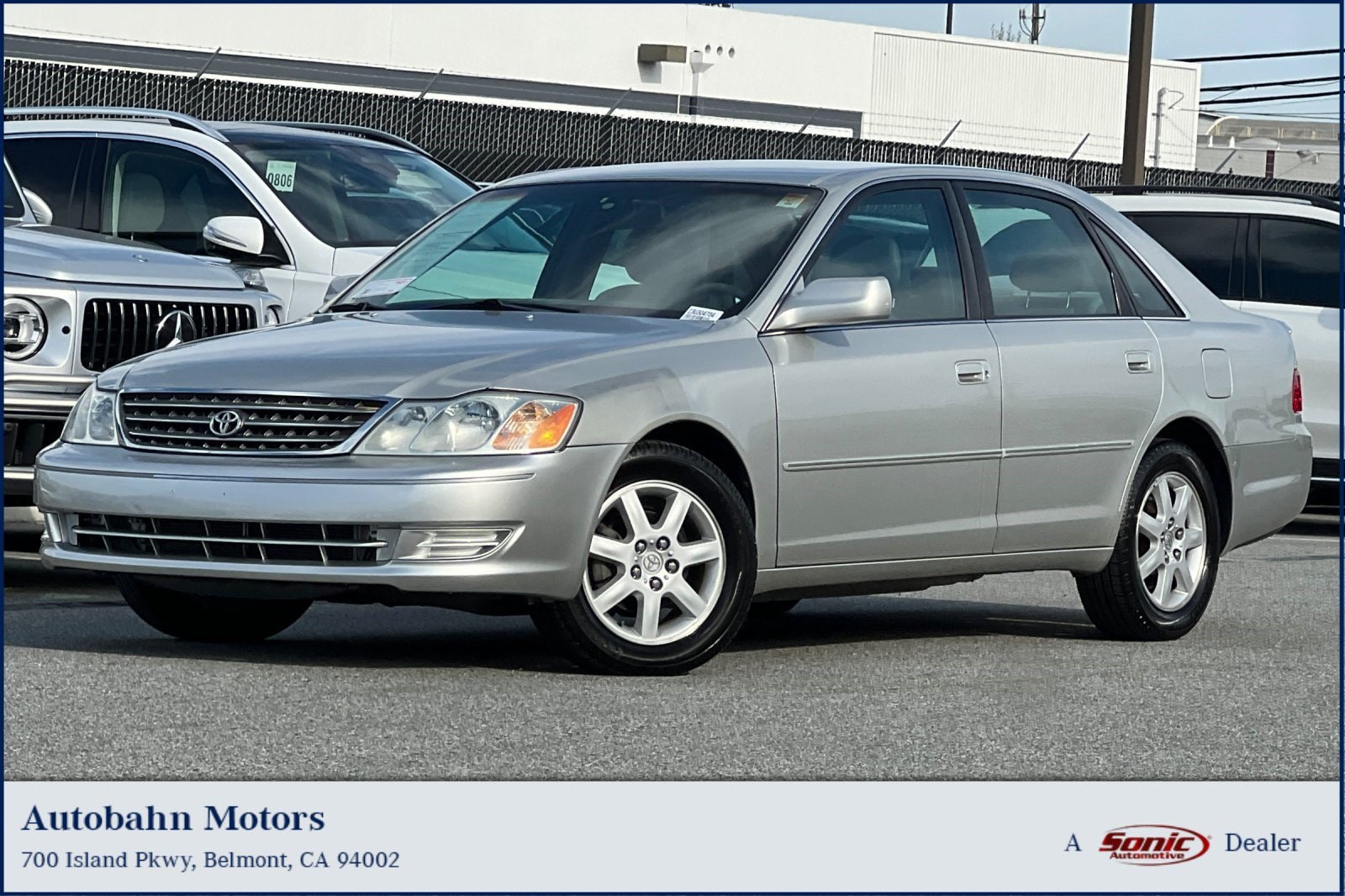 2003 Toyota Avalon XL W/Bench Seats Sedan