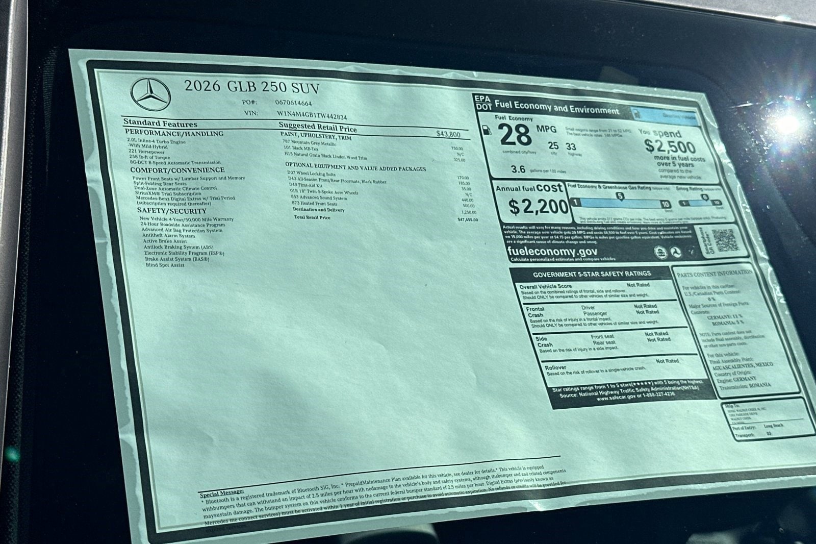 2026 Mercedes-Benz GLB GLB 250 - Photo 27