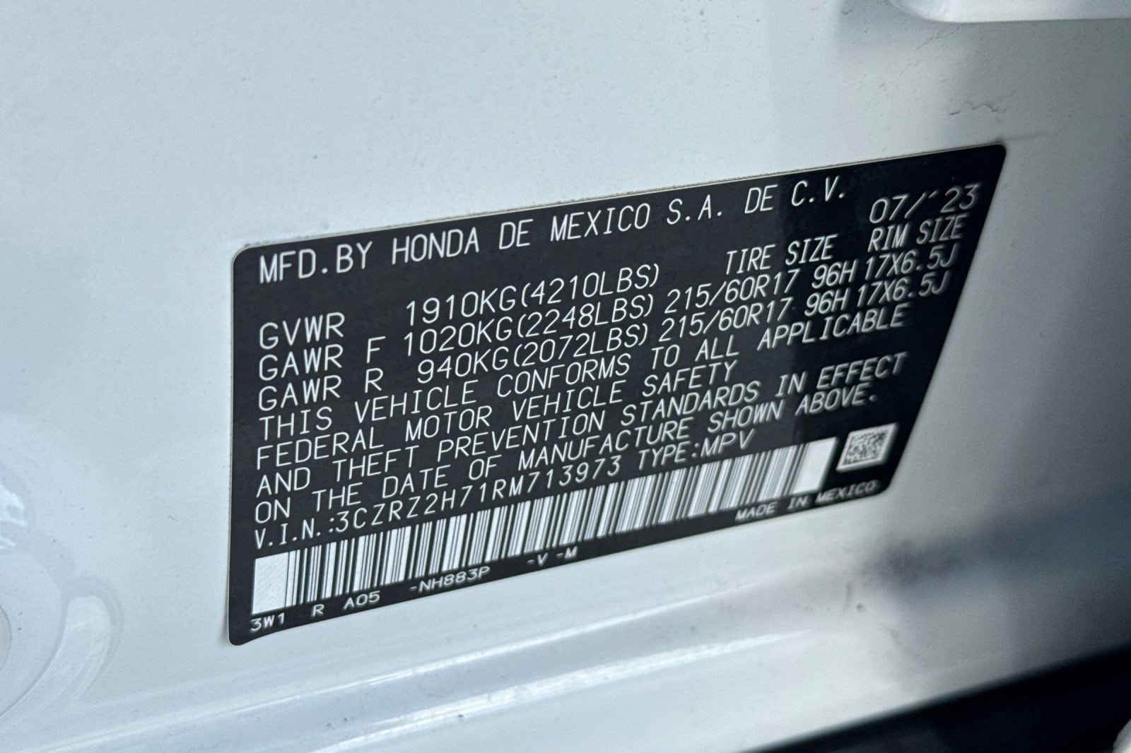 2024 Honda HR-V EX-L - Photo 27