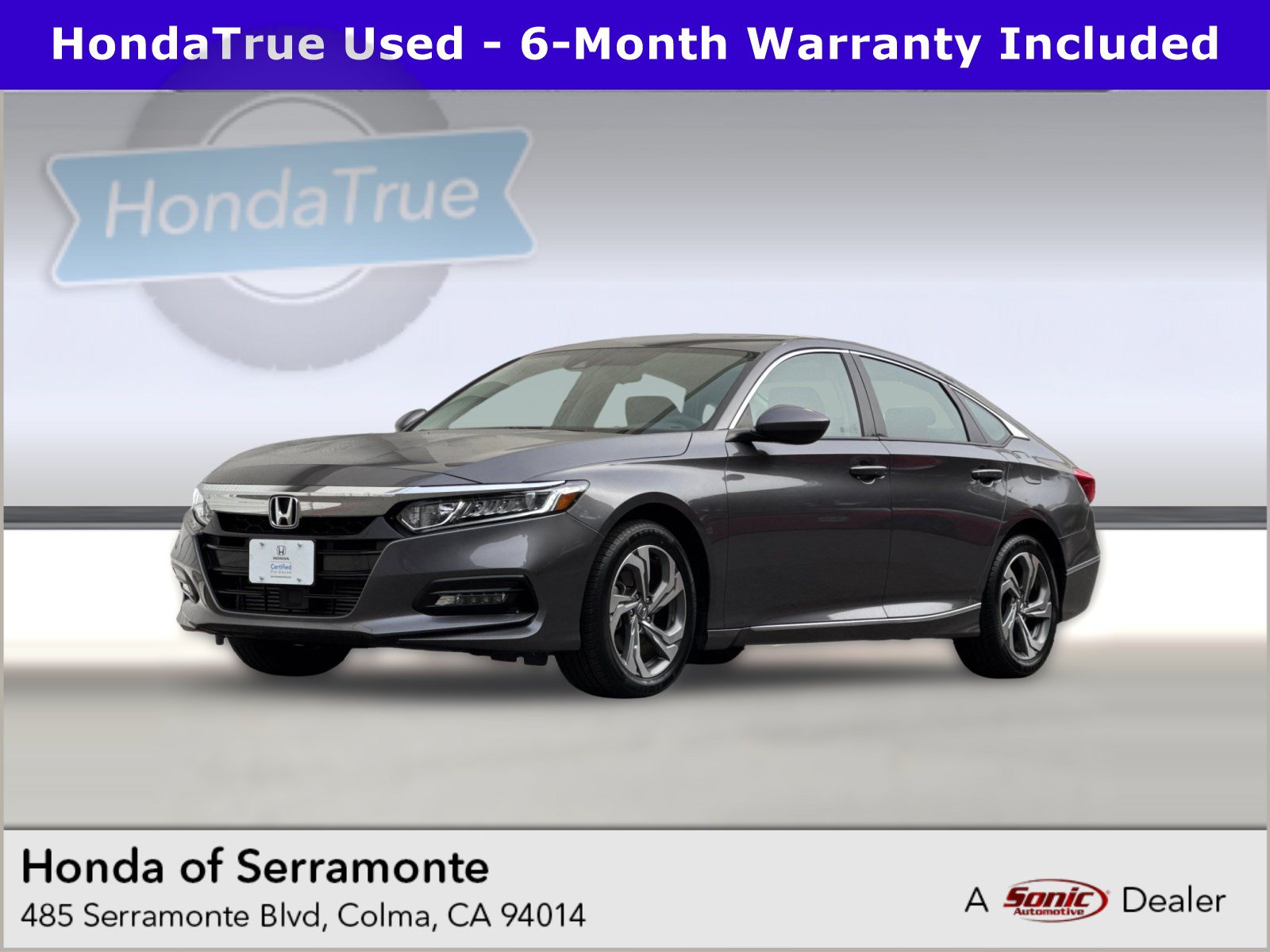 Certified 2018 Honda Accord EX Sedan