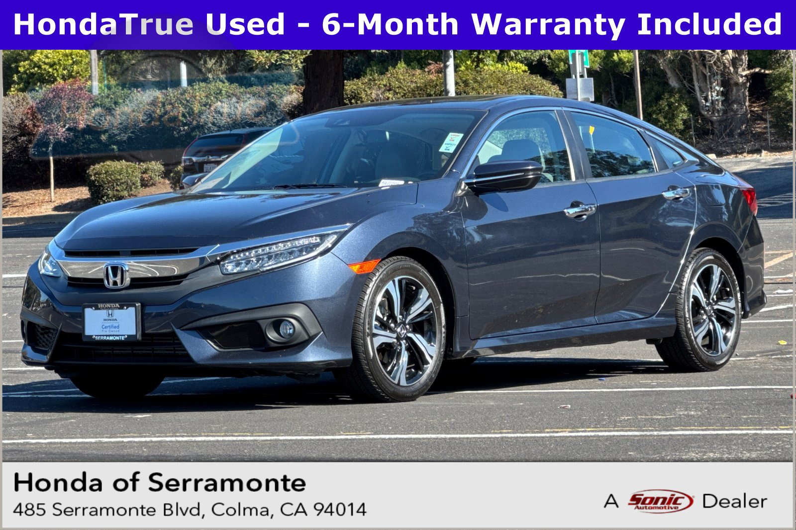 Certified 2016 Honda Civic Touring Sedan
