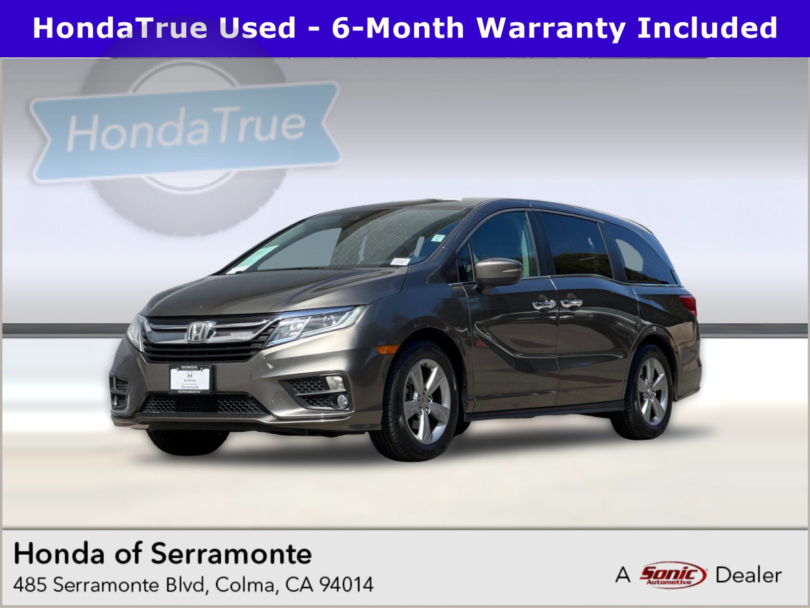 Certified 2018 Honda Odyssey EX-L Van