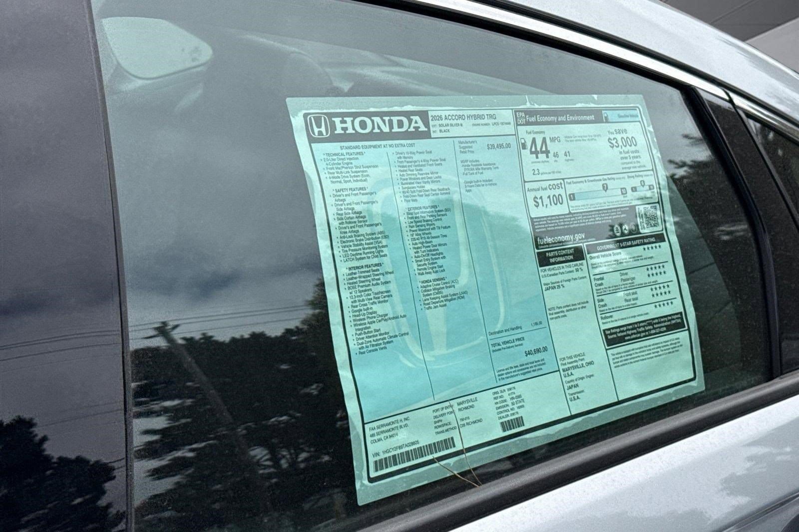 2026 Honda Accord Hybrid Touring - Photo 30