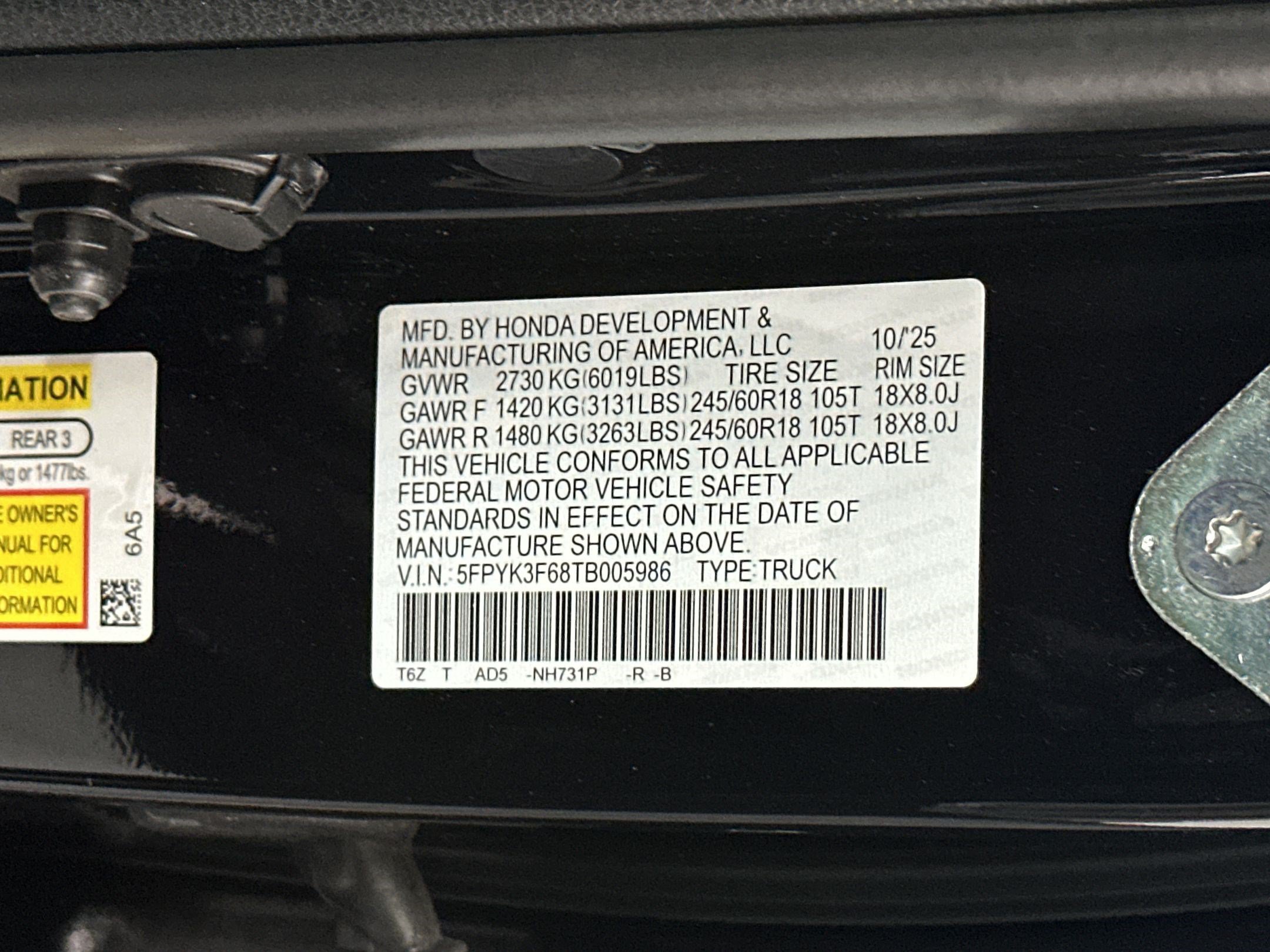 2026 Honda Ridgeline TrailSport - Photo 26