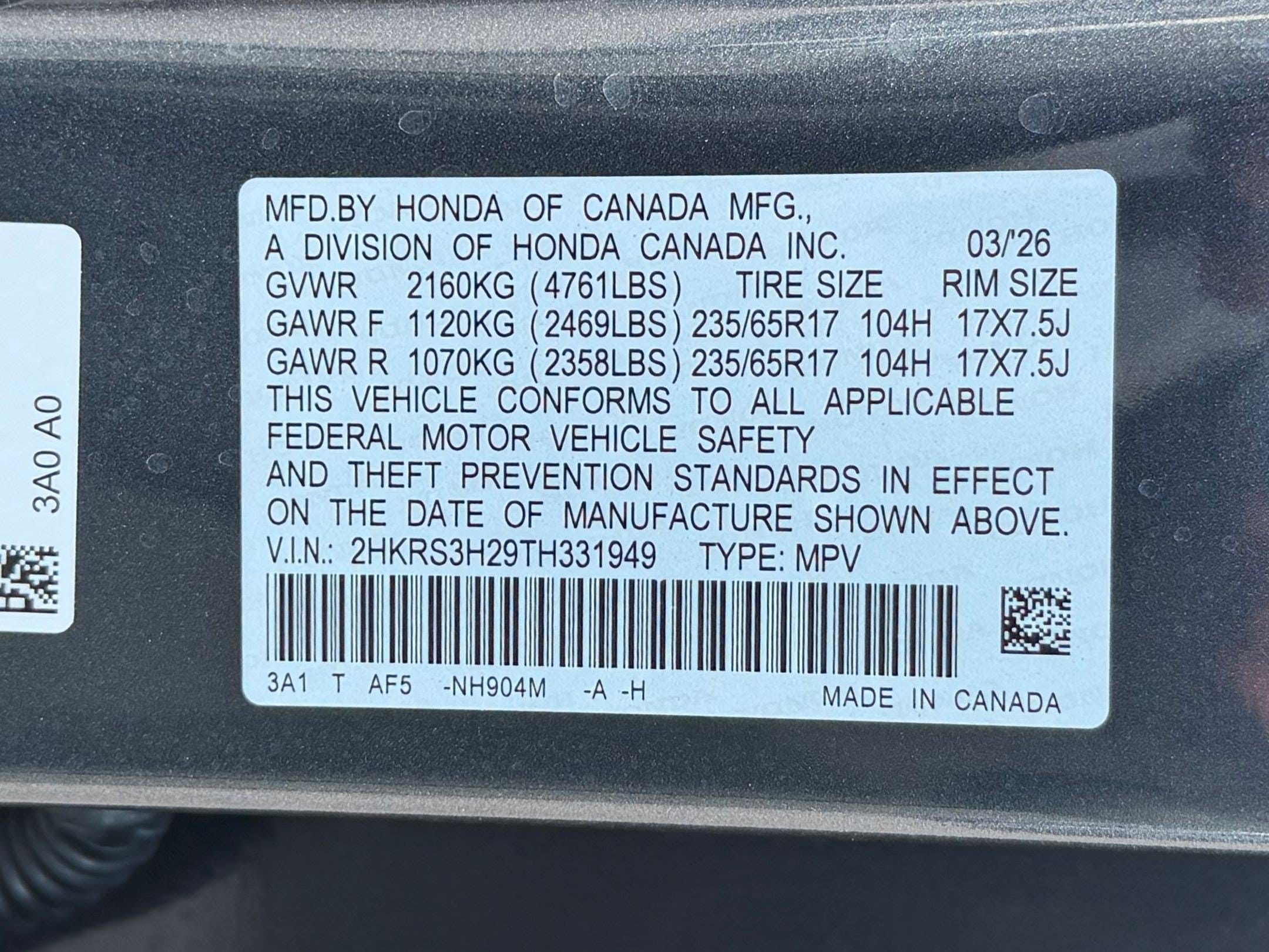 2026 Honda CR-V LX - Photo 24