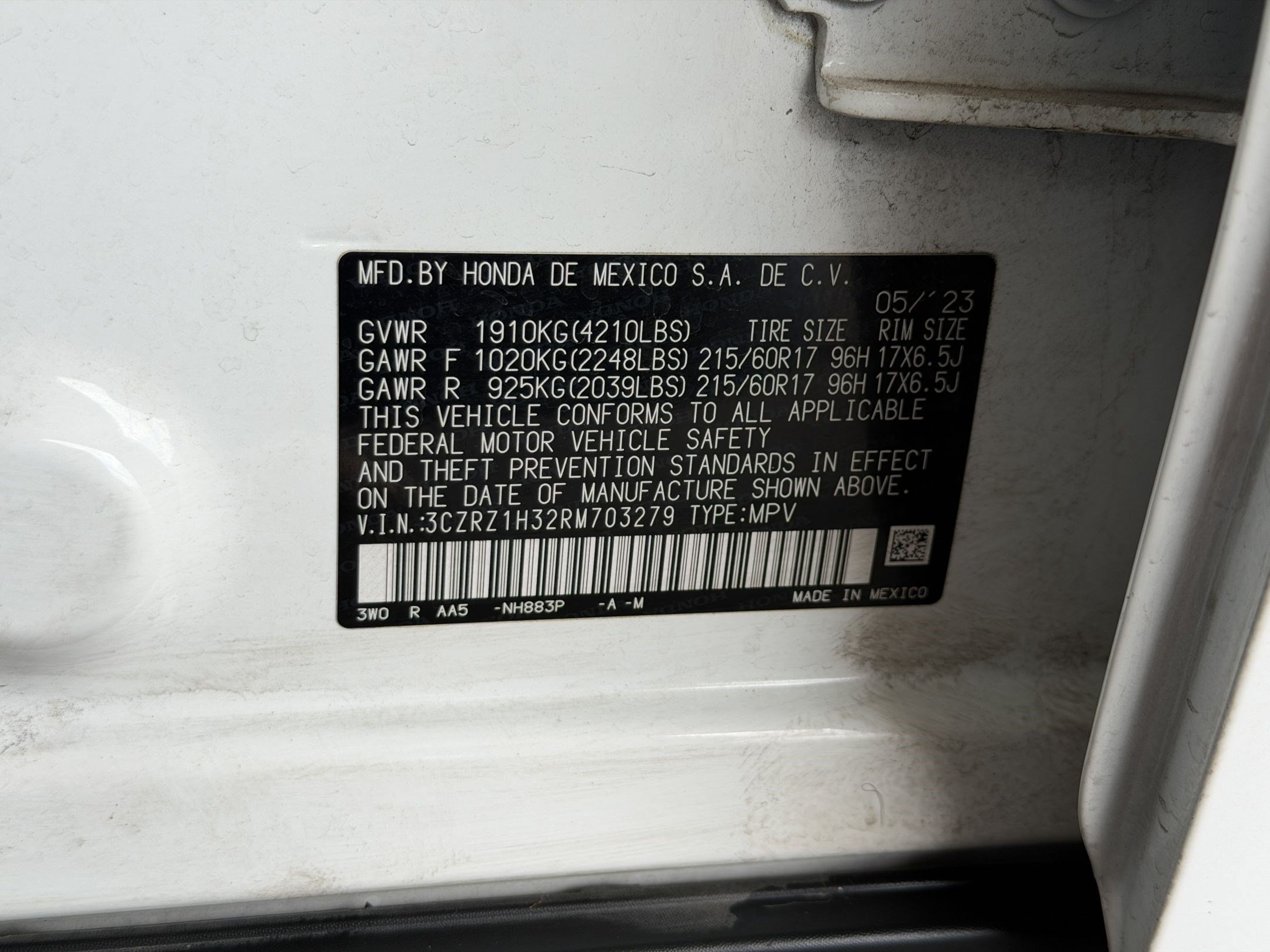 2024 Honda HR-V LX - Photo 23