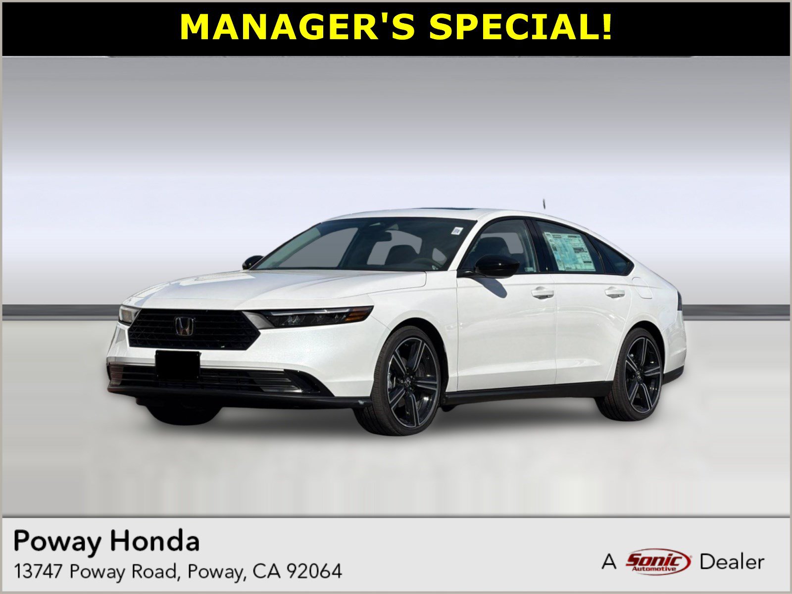 2026 Honda Accord SE Sedan