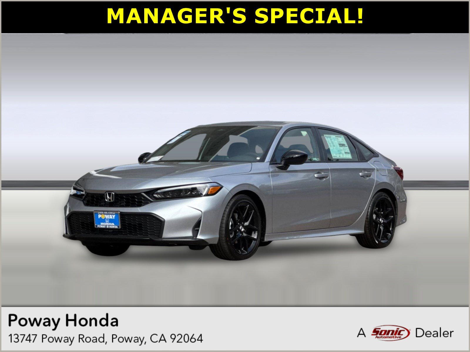 2026 Honda Civic Sport Sedan