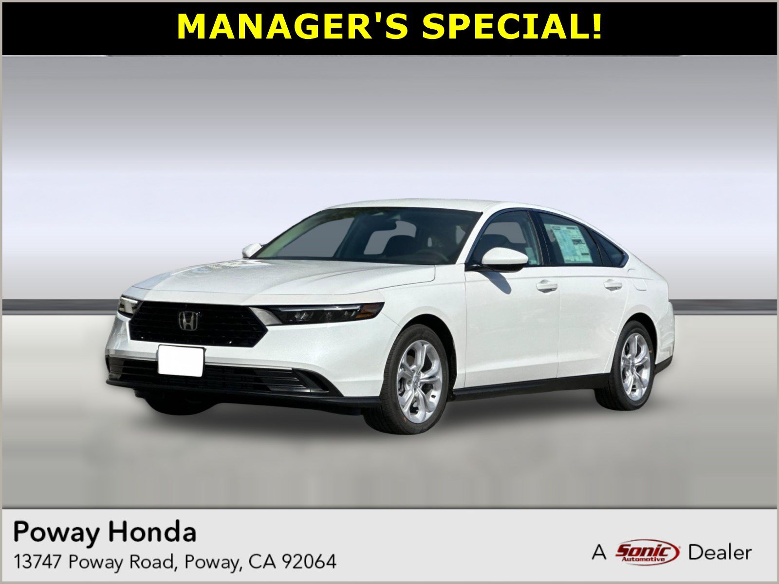 2026 Honda Accord LX Sedan