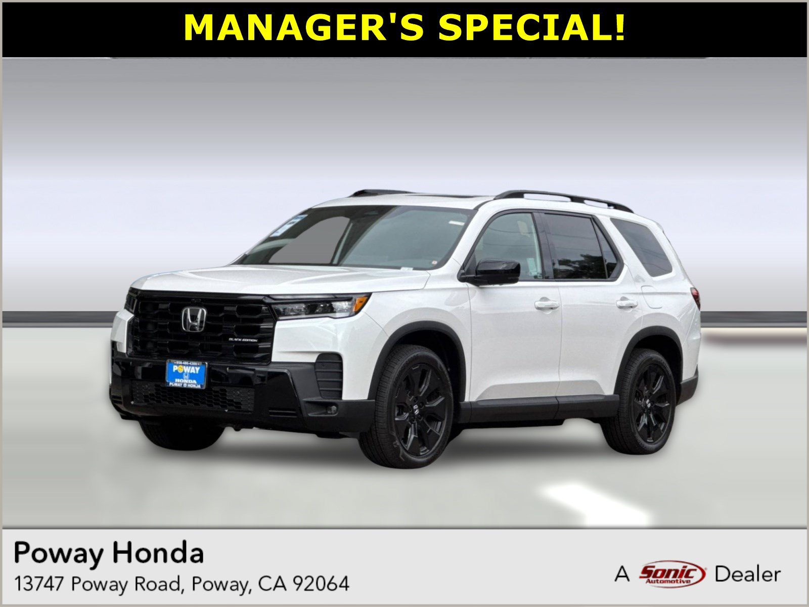 2026 Honda Pilot Black Edition SUV