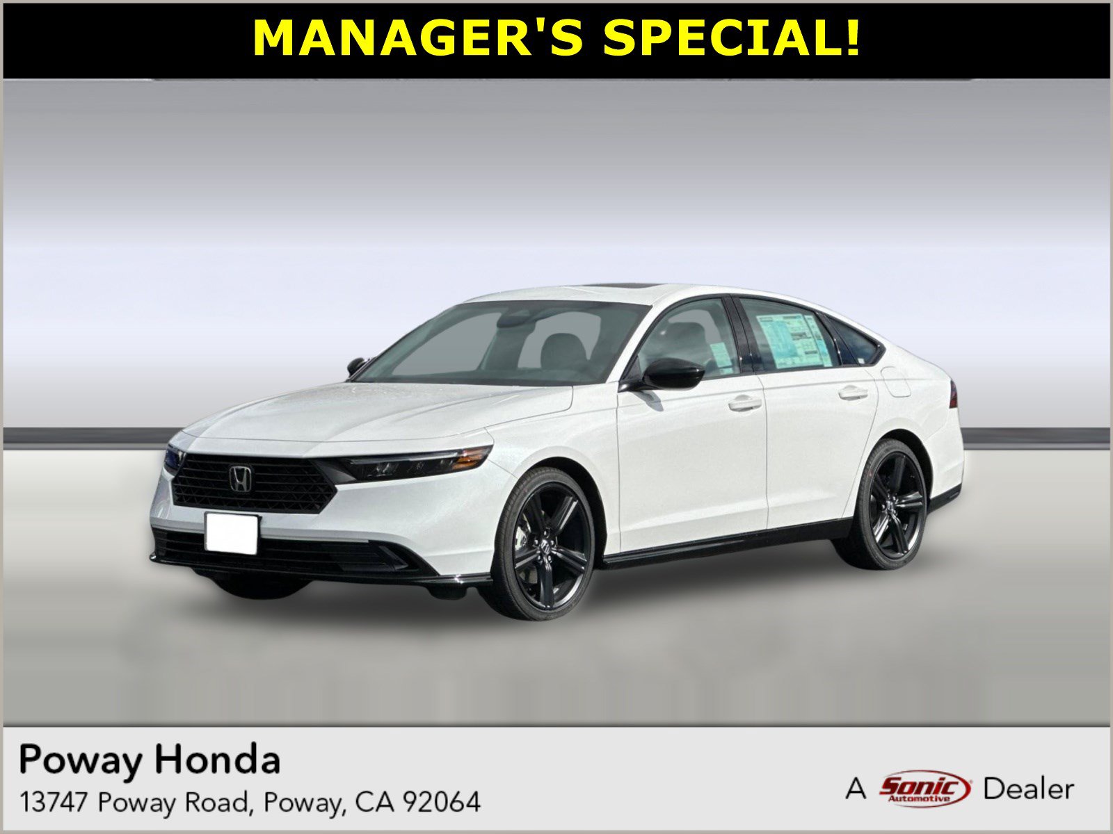 2026 Honda Accord Hybrid Sport-L Sedan