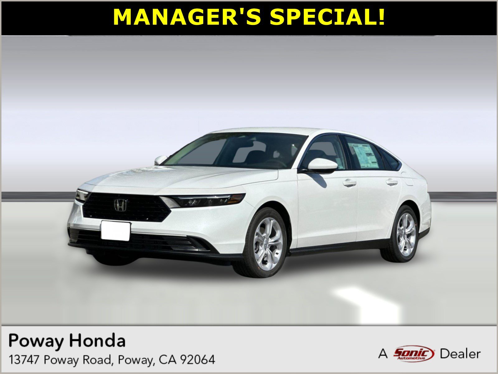 2026 Honda Accord LX Sedan