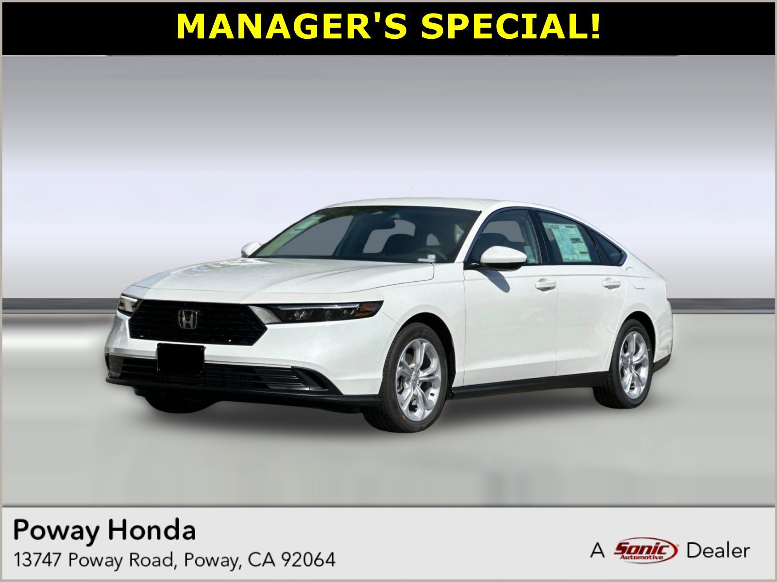 2026 Honda Accord LX Sedan