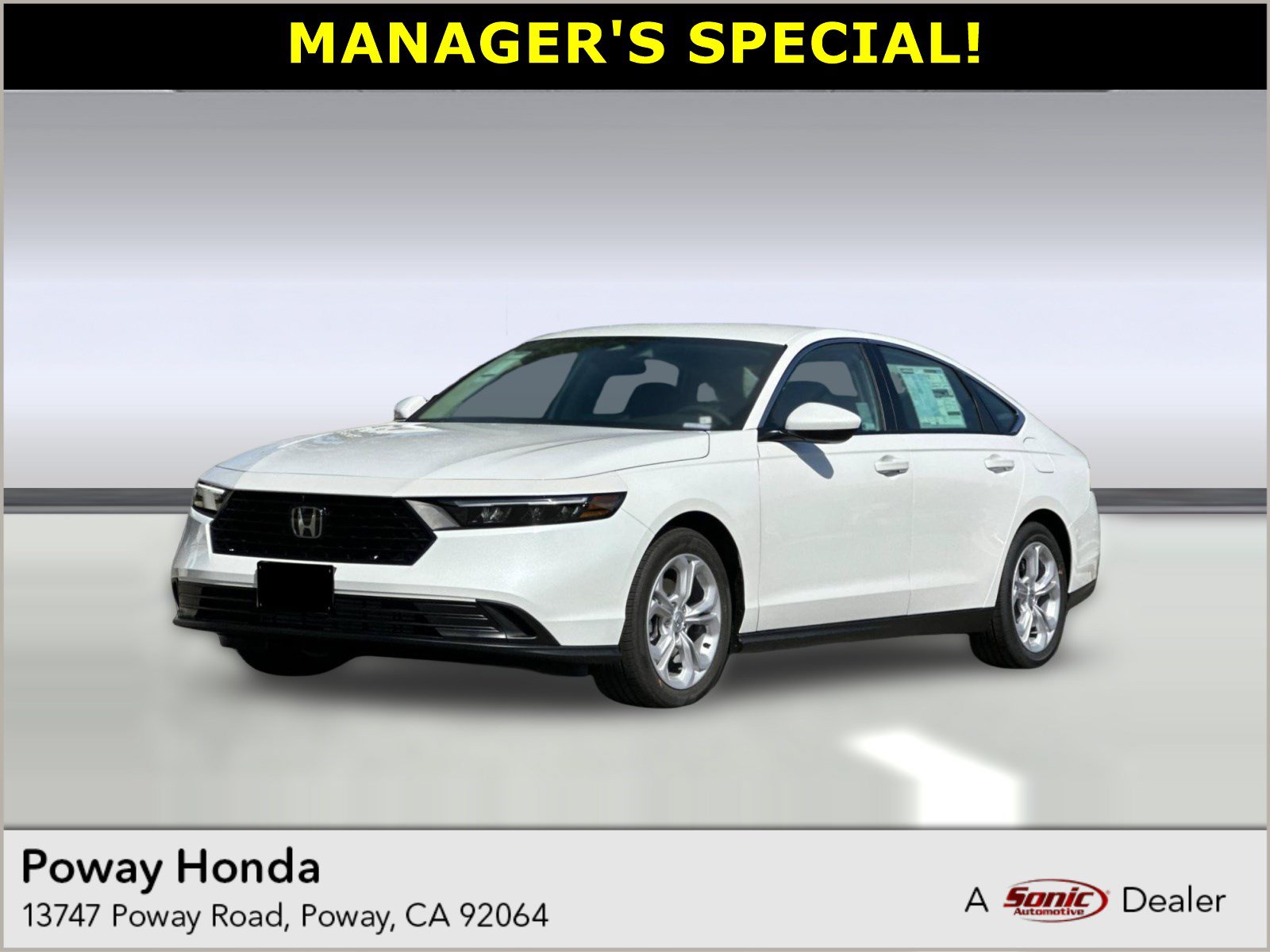 2026 Honda Accord LX Sedan