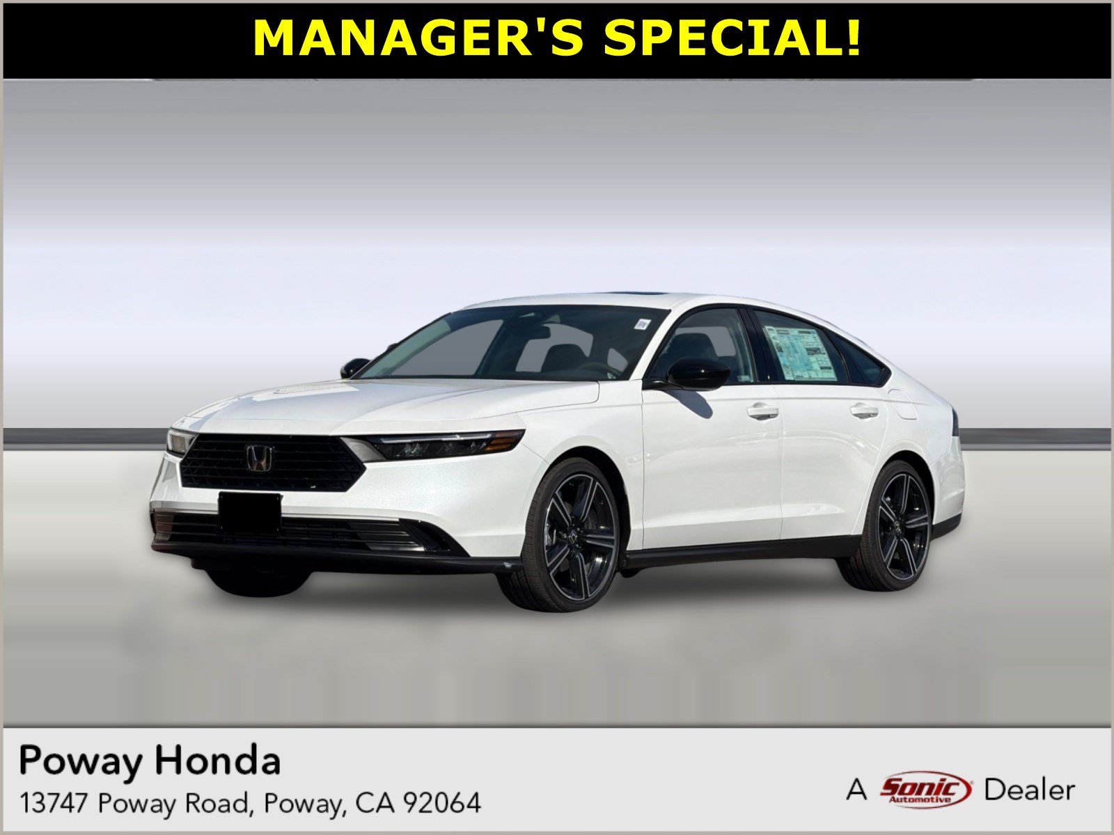 2026 Honda Accord SE Sedan